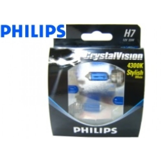 Lampada Crystal Vision H7 - Kit - PHILIPS