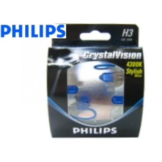 Lampada Crystal Vision H3 - Kit - PHILIPS